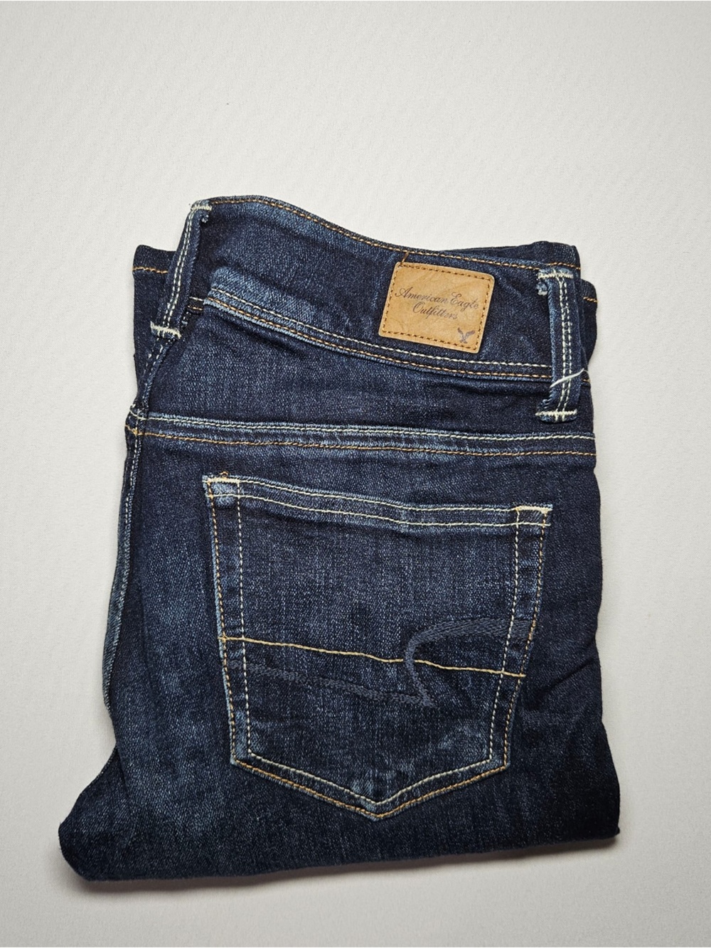 American Eagle Slim Boot Jeans | Size 6 Regular | Dark Wash Stretch